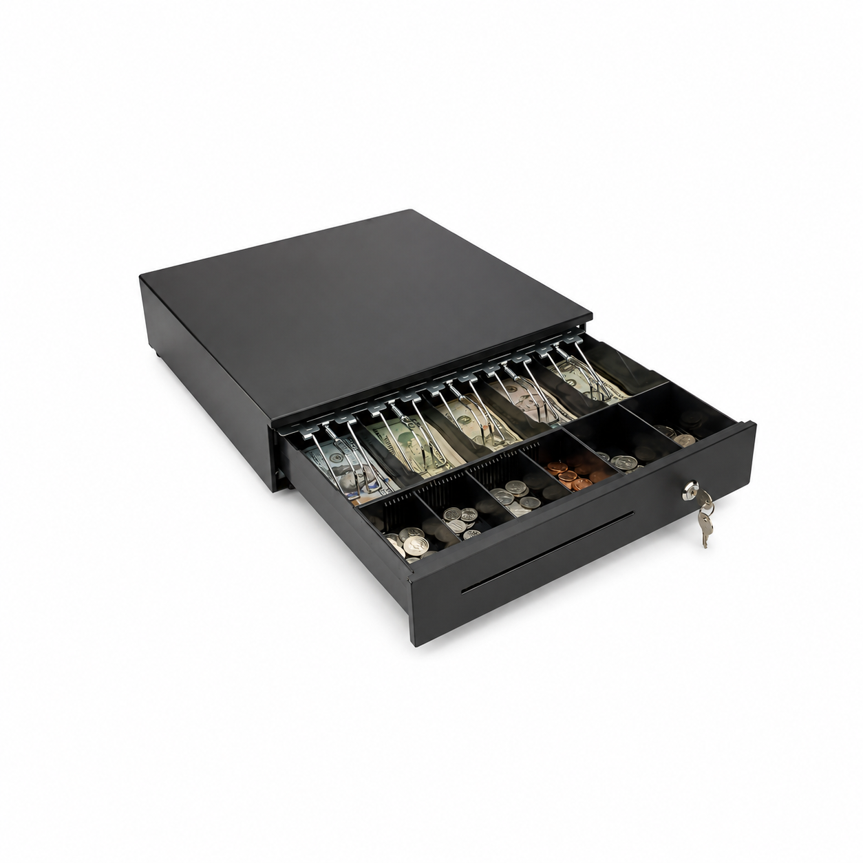 Cajón de Dinero Metálico para Punto de Venta POS