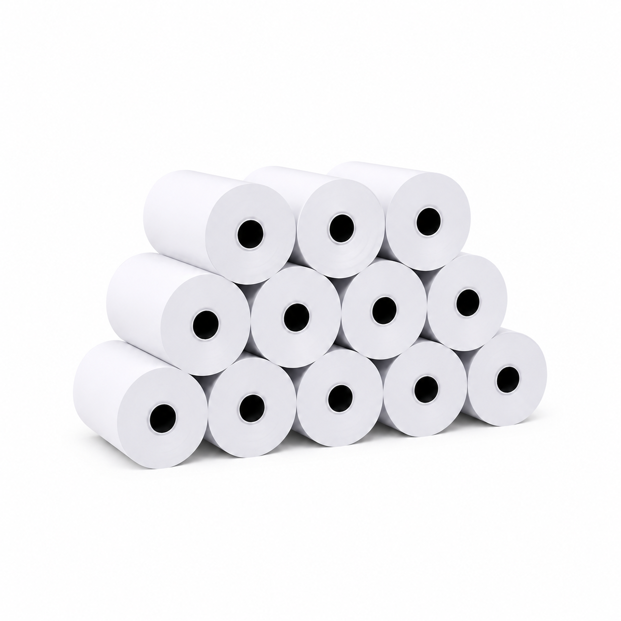 Rollos Papel Térmico 57mm x 20m Pack 100 Unidades Blanco